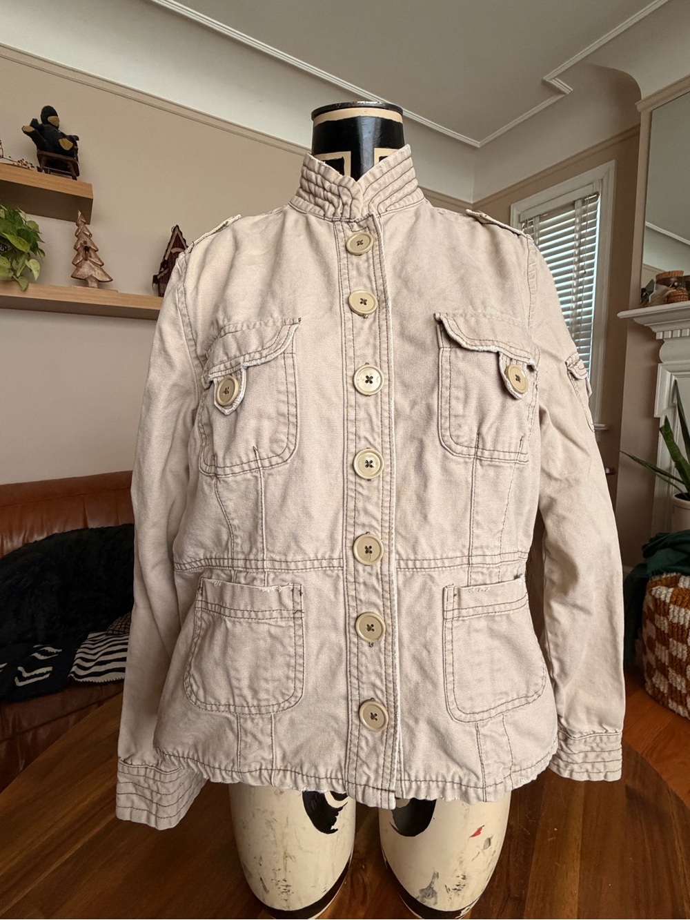 Y2K Vintage Distressed Cotton Jacket